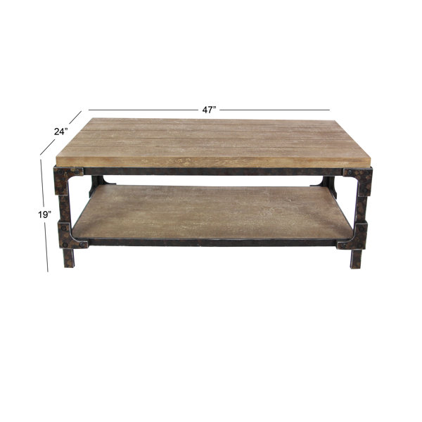Williston Fred Wood Coffee Table & Reviews Wayfair